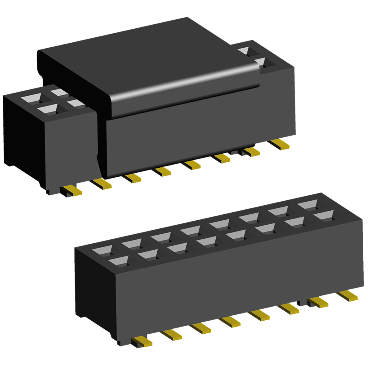 1.00mm PCB Socket Double Rows SMD Type